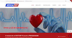 Desktop Screenshot of medicaltest.ro